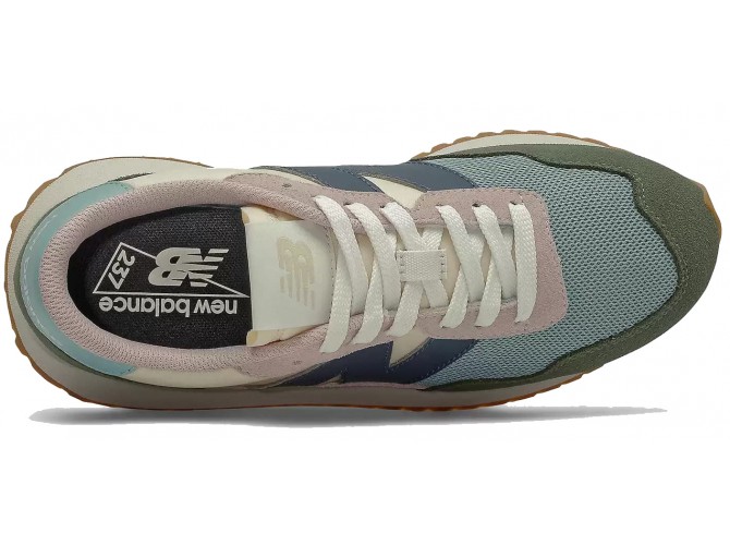 New Balance 237 Patchwork зеленые