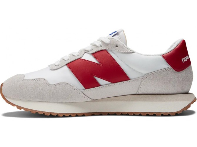 Кроссовки New Balance 237 Vintage Red белые