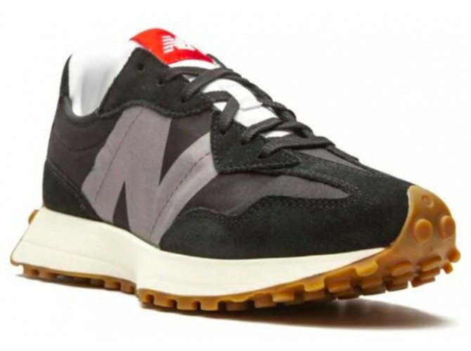 Кроссовки New Balance WS 327 черные с коричневым
