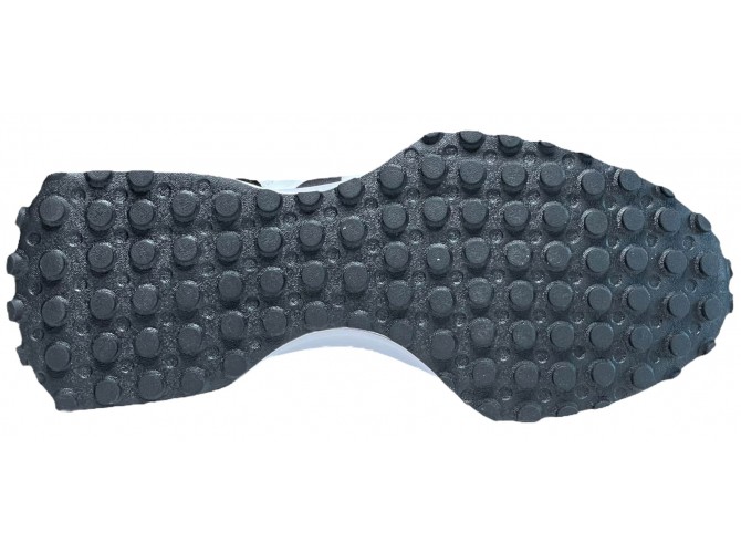 Кроссовки New Balance WS 327 черные с серым замшевые