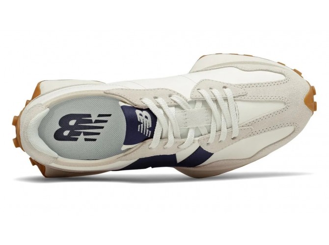 New Balance WS 327 Moonbeam Outerspace белые с синим