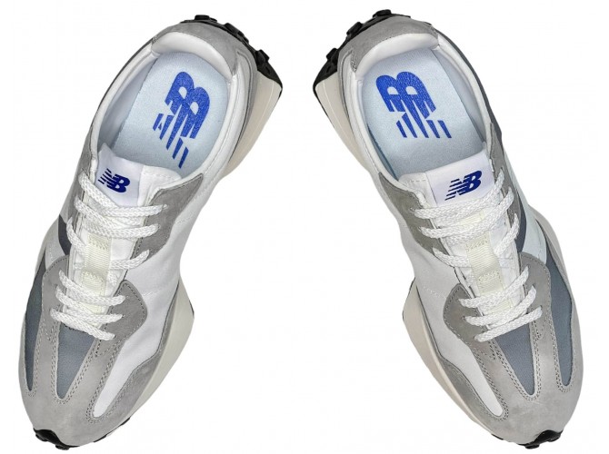 Кроссовки New Balance WS 327 серые с белым