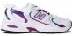 Кроссовки New Balance 530 белые с фиолетовым