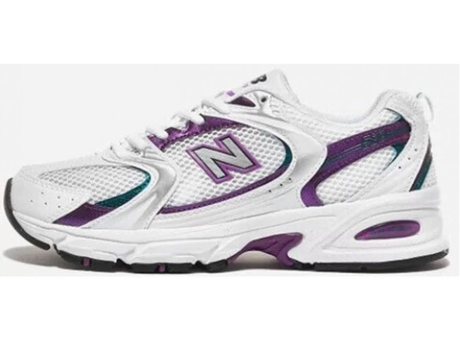 Кроссовки New Balance 530 белые с фиолетовым