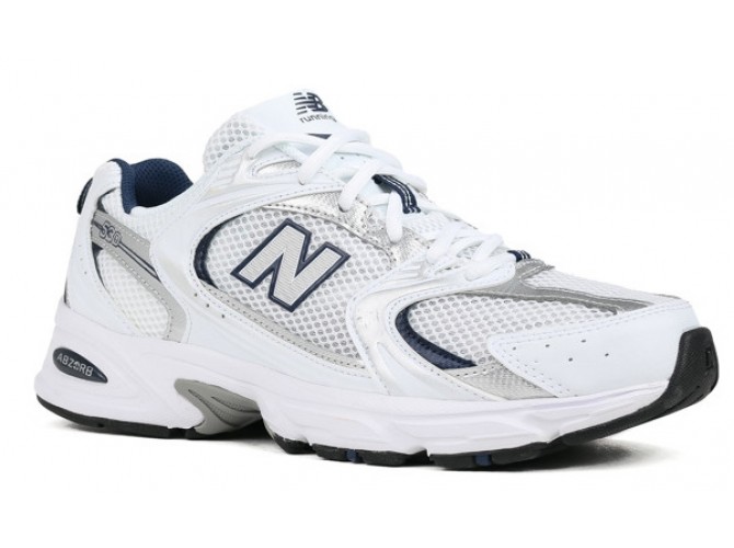 Кроссовки New Balance 530 Белые с серым спортивные