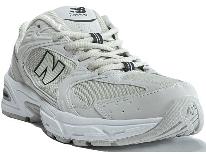 New Balance 530 мужские бежевые с черным