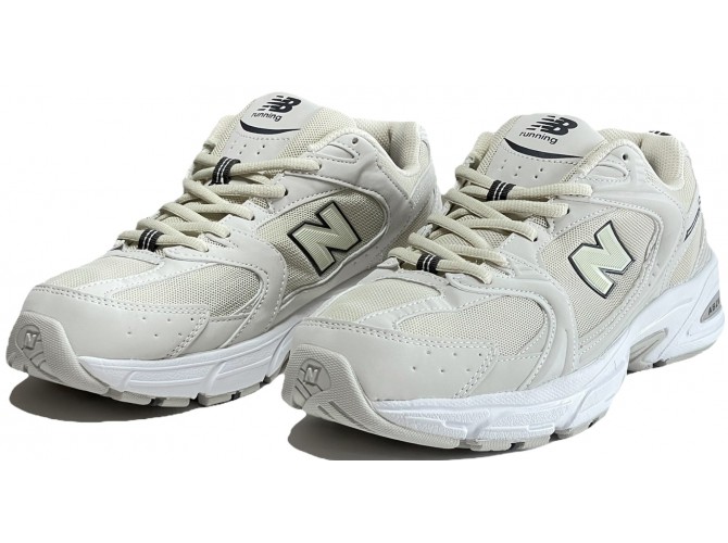 New Balance 530 мужские бежевые с черным