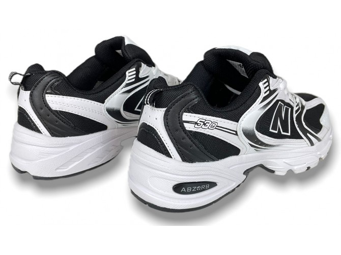 New Balance 530 black and white мужские