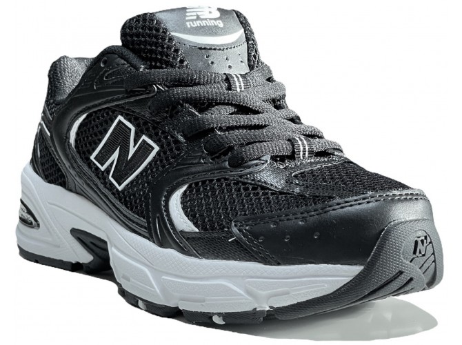 New Balance 530 черные с белым спортивные