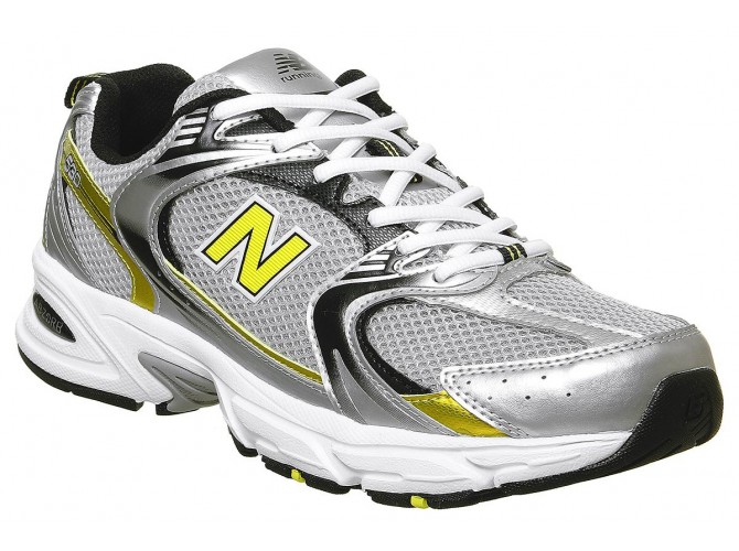 Кроссовки New Balance 530 мужские серые с желтым