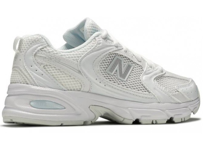 New Balance 530 V2 All White белые