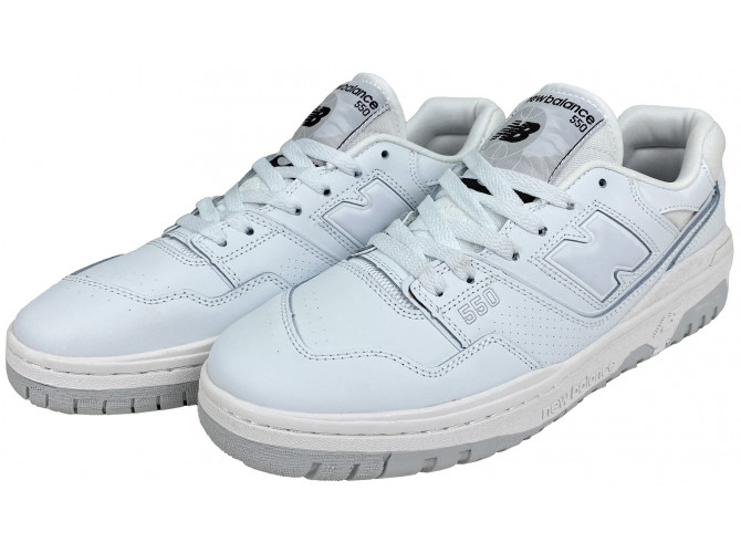 New Balance 550 All White