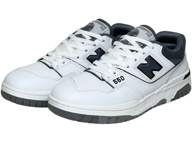 New Balance 550 Black Grey Sea Salt