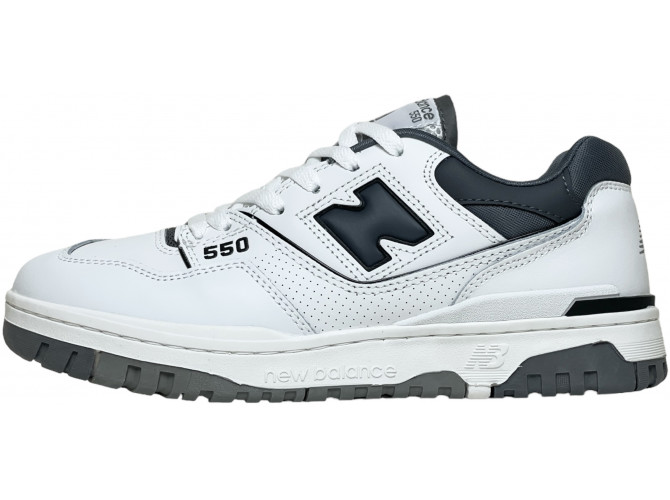 New Balance 550 Black Grey Sea Salt
