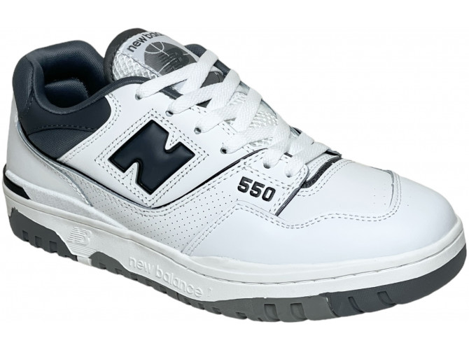 New Balance 550 Black Grey Sea Salt