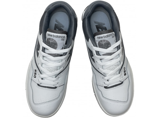 New Balance 550 Black Grey Sea Salt