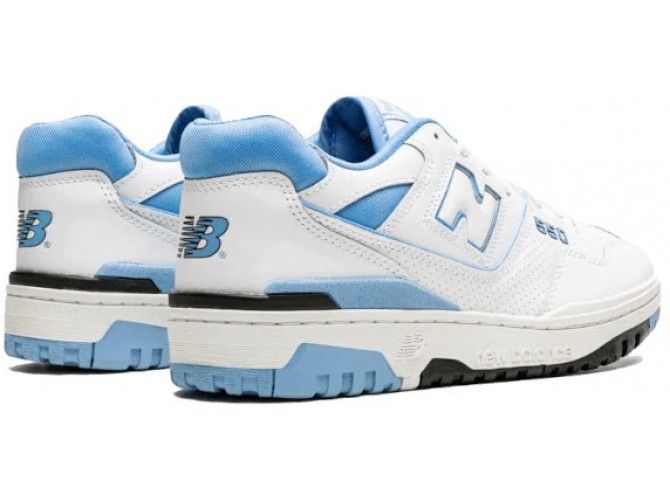 New Balance 550 Blue белые с голубым