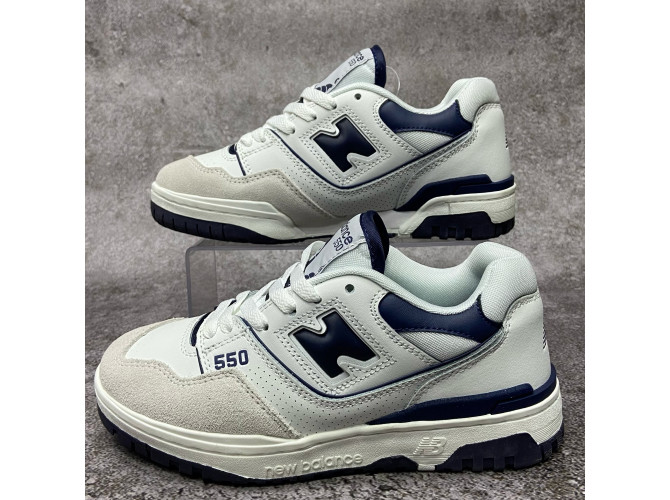 New Balance 550 White Quarry Blue