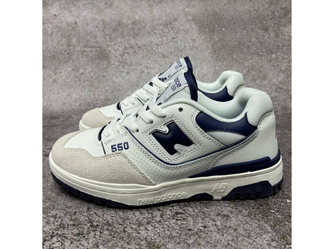 New Balance 550 White Quarry Blue
