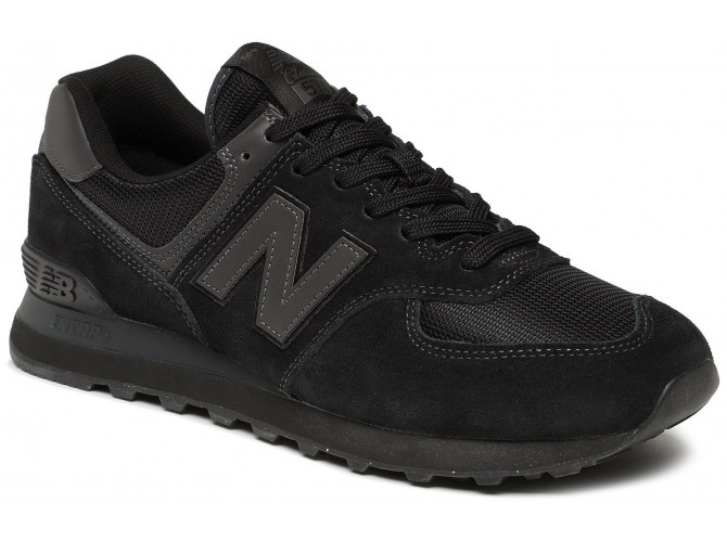 New Balance 574 All Black Eva полностью черные