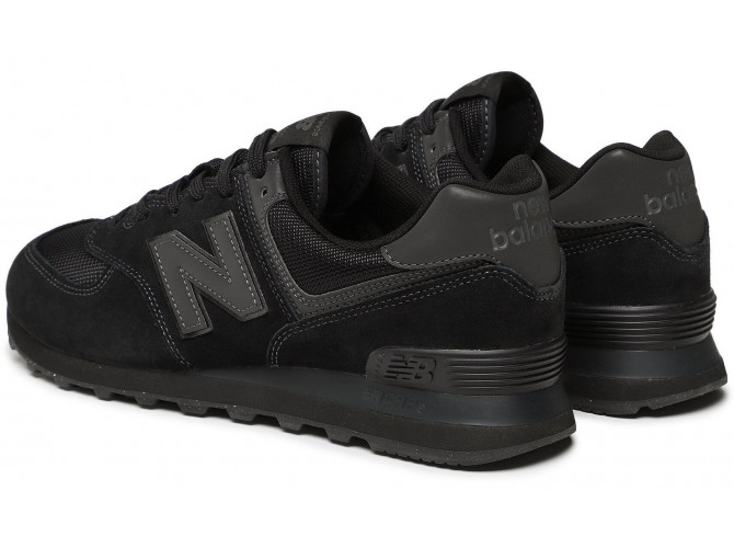 New Balance 574 All Black Eva полностью черные