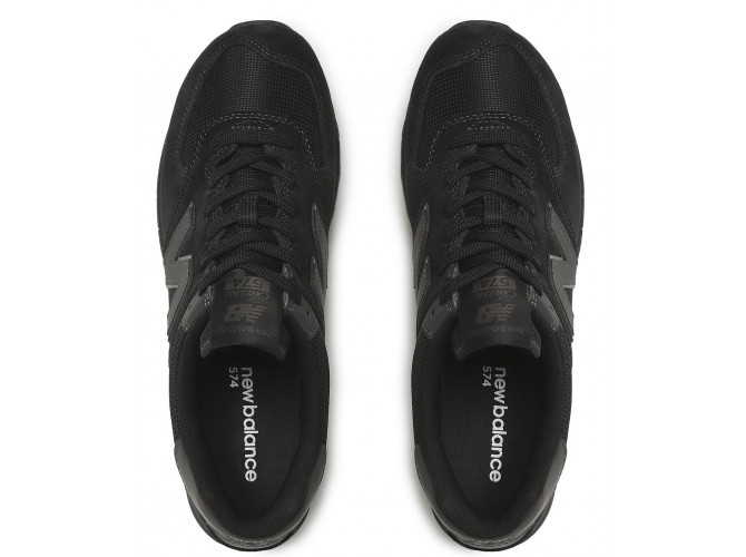 New Balance 574 All Black Eva полностью черные