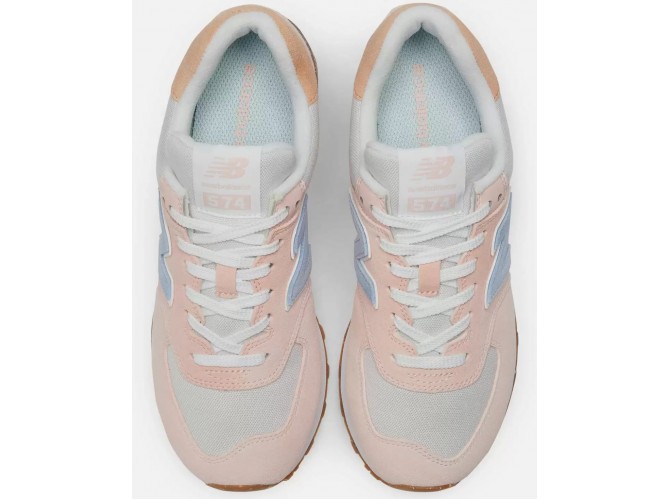 New Balance 574 Beach Cruiser розово-бежевые