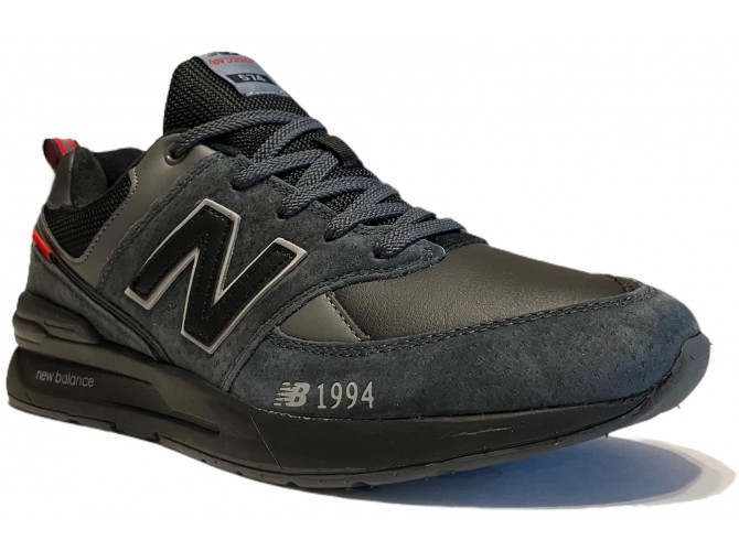 New Balance 574 Черно-серые