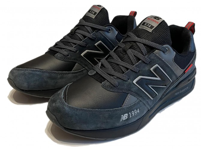 New Balance 574 Черно-серые