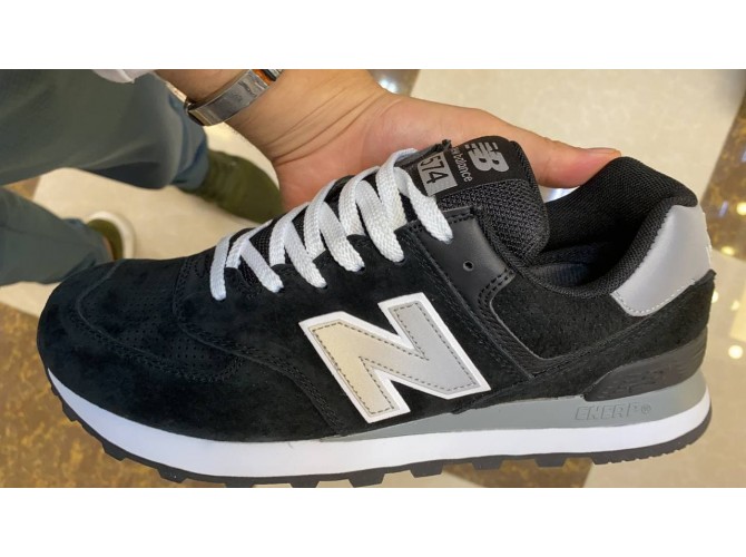New Balance 574 Черные с серым