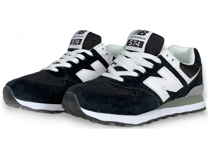 Кроссовки New Balance 574 Classic Blue/Black синие мужские