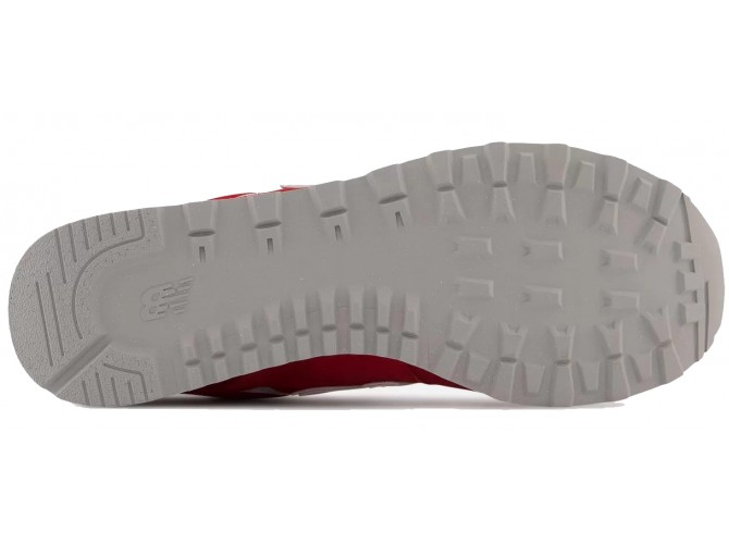 New Balance 574 Classic красные с белым