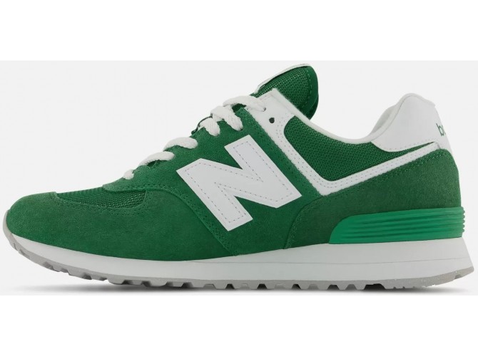 New Balance 574 Classic зеленые с белым