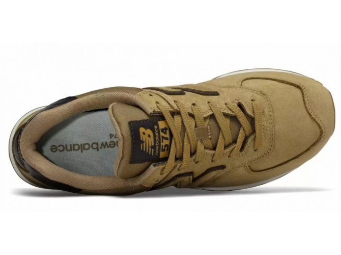 Кроссовки New Balance 574 Dark мужские Бежевые