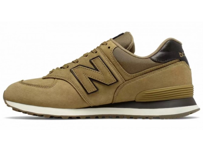 Кроссовки New Balance 574 Dark мужские Бежевые