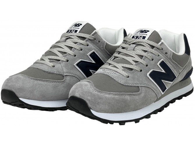 New Balance 574 Grey Deep Blue