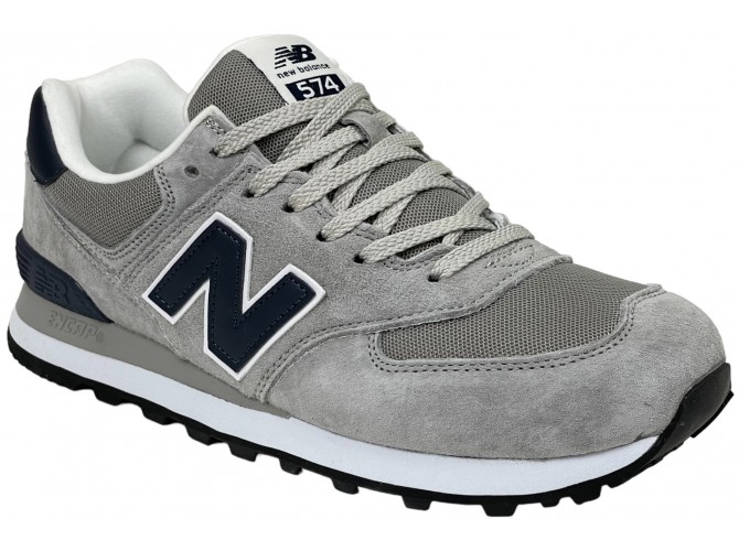 New Balance 574 Grey Deep Blue