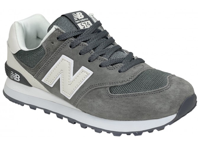 New Balance 574 Grey White серые с белым