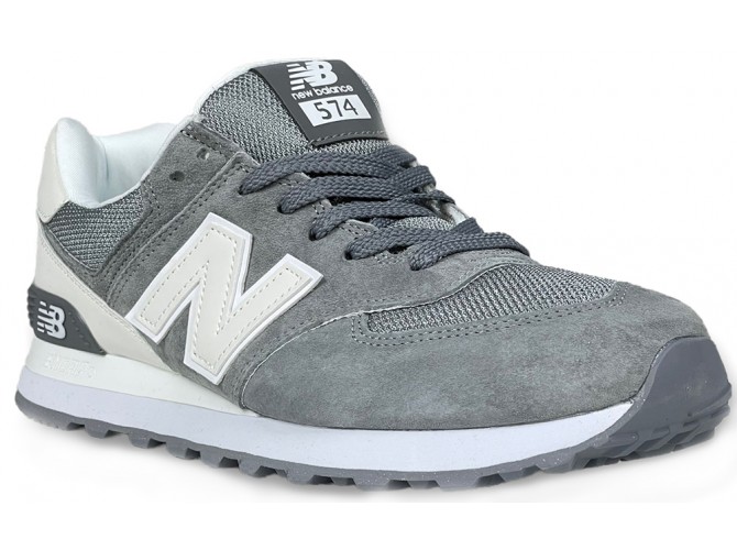 Кроссовки New Balance 574 Grey/White мужские