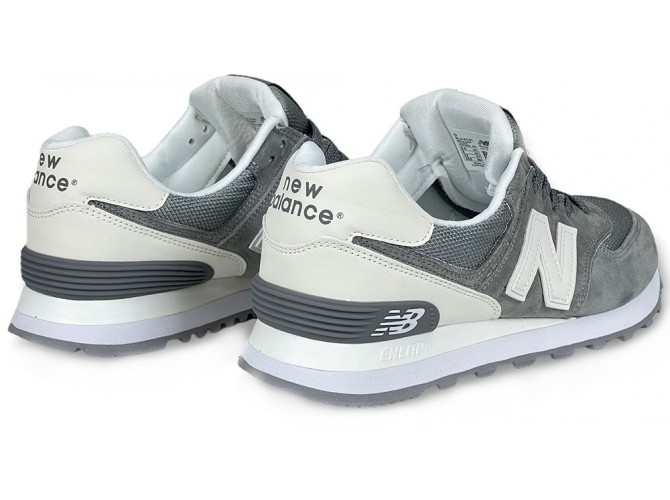 Кроссовки New Balance 574 Grey/White мужские
