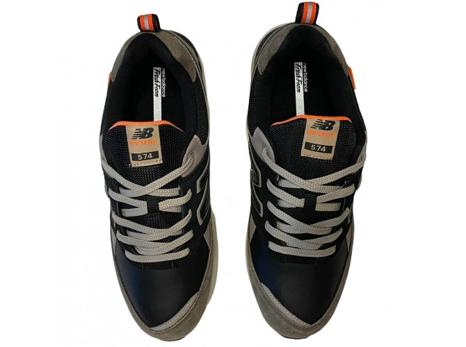 New Balance 574 Хаки Cерые с синим