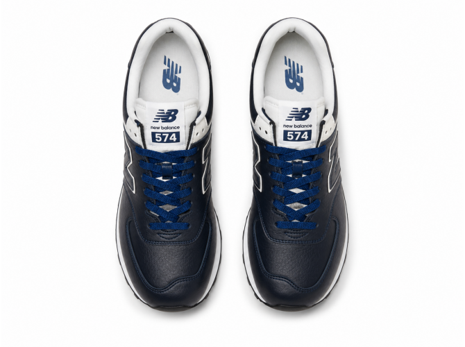 Кроссовки мужские New Balance 574 Leather Blue