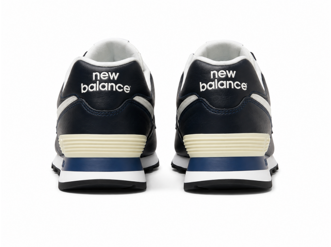 Кроссовки мужские New Balance 574 Leather Blue