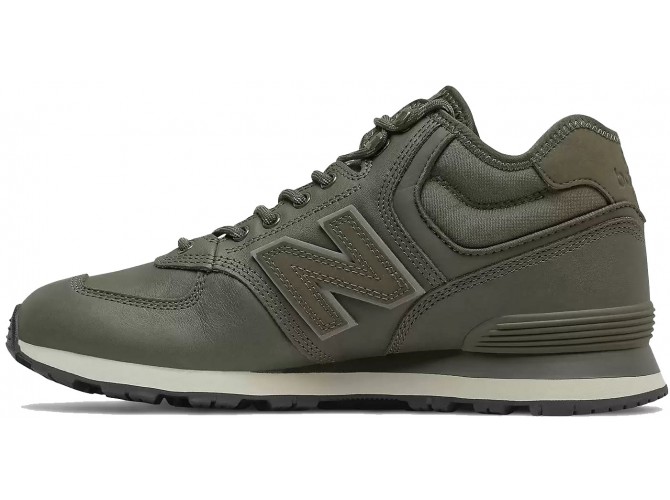 New Balance 574 Mid зеленые зимние