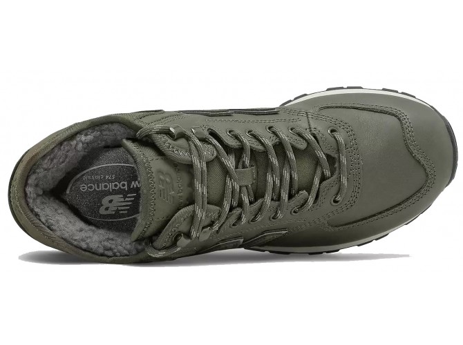 New Balance 574 Mid зеленые зимние