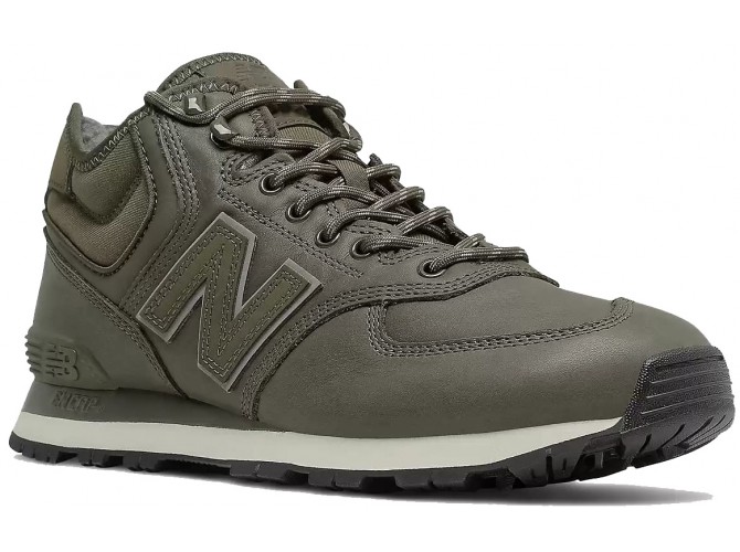New Balance 574 Mid зеленые зимние
