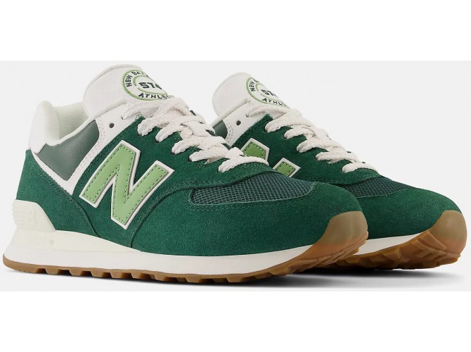 New Balance 574 Might Green зеленые 
