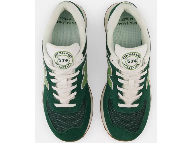 New Balance 574 Might Green зеленые 
