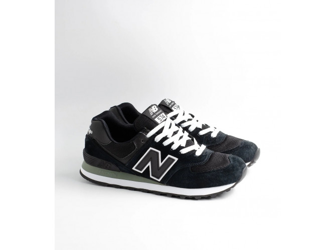 New Balance 574 Black-White