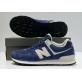 New Balance 574 Blue Cream White